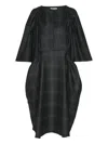 Henrik Vibskov Checked Midi Dress In Black