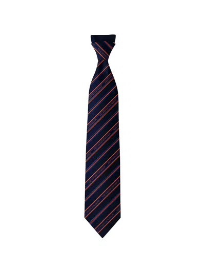 Henrik Vibskov Chewing Stripe-pattern Tie In Black