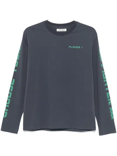 Henrik Vibskov Choose Your Fighter T-shirt In Blue