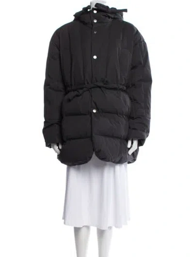Pre-owned Henrik Vibskov Coat In Black
