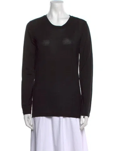 Pre-owned Henrik Vibskov Crew Neck Long Sleeve Sweatshirt In Black