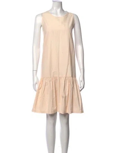 Pre-owned Henrik Vibskov Crew Neck Mini Dress In Pink
