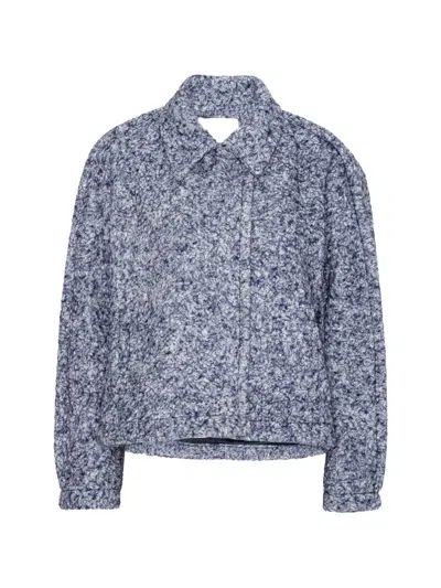 Henrik Vibskov Dartbi Textured Jacket In Blue