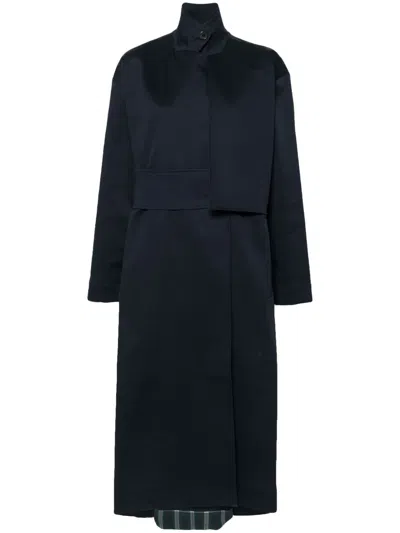 Henrik Vibskov Dawn Single-breasted Coat In Blue