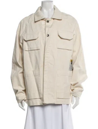 Pre-owned Henrik Vibskov Denim Jacket In Neutral