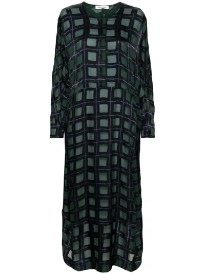 Henrik Vibskov Dimness Midi Dress In Green