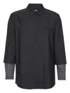 Henrik Vibskov Double-cuff Shirt In Blue