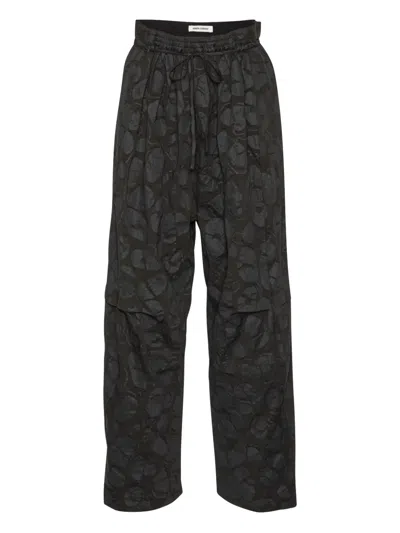 Henrik Vibskov Karierte Hose Mit Kordelzug In Black