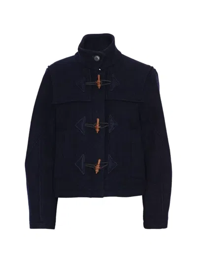 Henrik Vibskov Duffle Toggle-fastening Jacket In Black