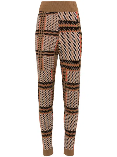 Henrik Vibskov Dusk High-waist Leggings In Brown
