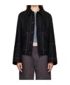 Henrik Vibskov Dusk Felted Wool Jacket In Black