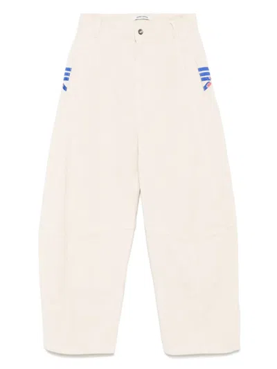 Henrik Vibskov Dusk Trousers In Neutrals