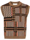 Henrik Vibskov Dusk Vest In Brown