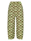 Henrik Vibskov Eclipse Checkered Trousers In Green