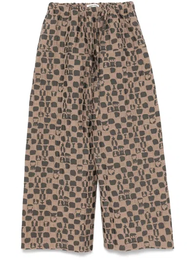Henrik Vibskov Eclipse Trousers In Brown