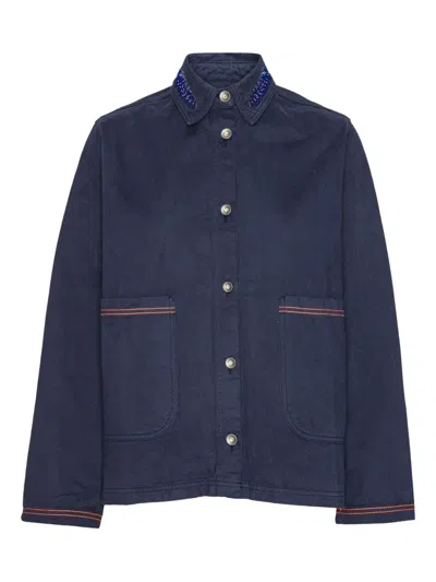 Henrik Vibskov Embroidered-pocket Jacket In Multi