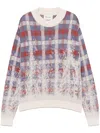 Henrik Vibskov Faded Sweater In Blue