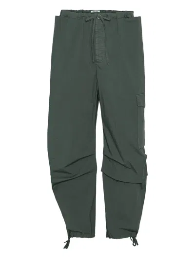Henrik Vibskov Field Drawstring-waist Trousers In Green