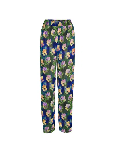 Henrik Vibskov Five Plissé Trousers In Multi
