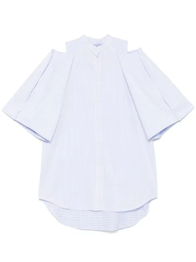 Henrik Vibskov Flip Mini Dress In White