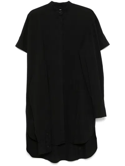 Henrik Vibskov Fold Shirt Dress In Black