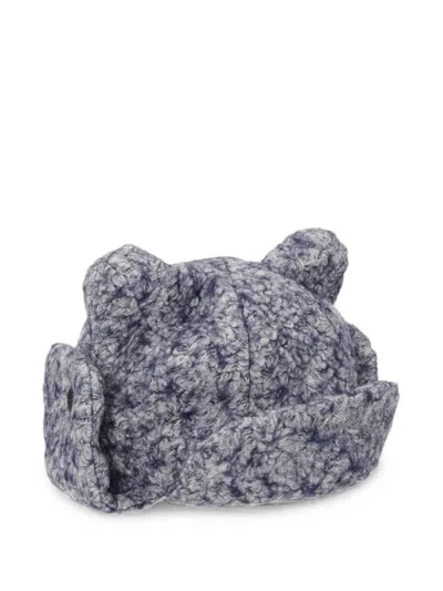Henrik Vibskov Frog Textured Hat In Gray