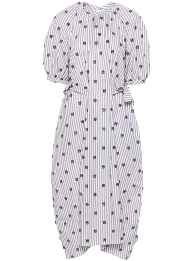 Henrik Vibskov Gambit Midi Dress In Grey