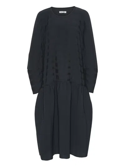 Henrik Vibskov Gathered Midi Dress In Black