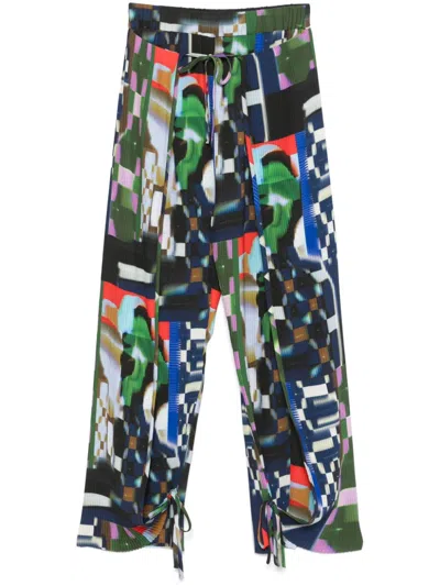 Henrik Vibskov Knight Trousers In Blue