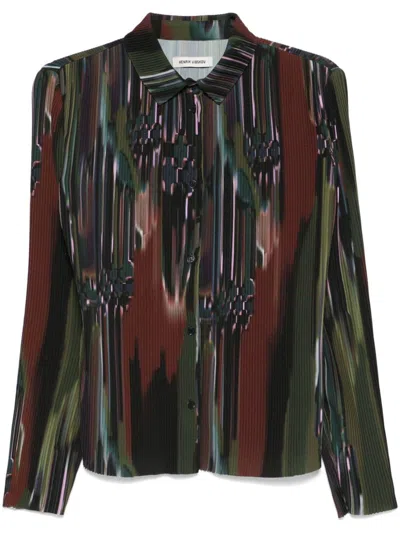 Henrik Vibskov Knight Shirt In 绿色