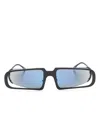 Henrik Vibskov Link Square-frame Sunglasses In Blue