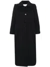 Henrik Vibskov Long Bind Quilted Coat In Black