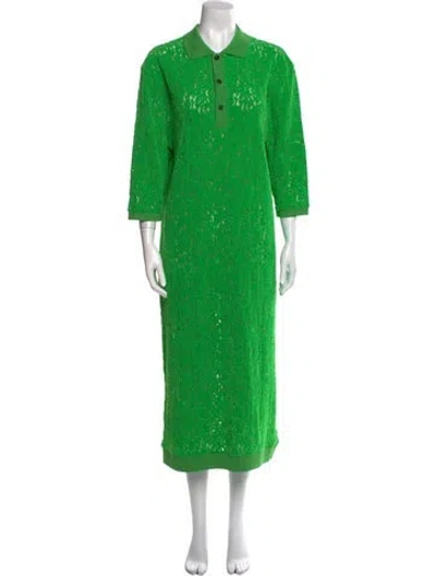 Pre-owned Henrik Vibskov Long Dress W/ Tags In Gray