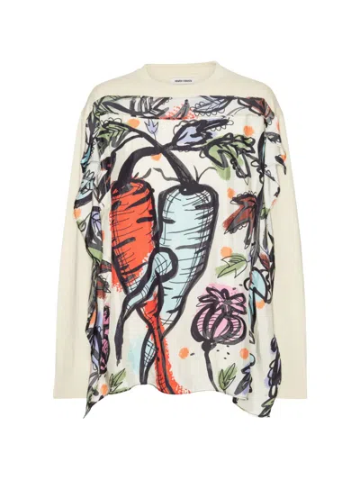 Henrik Vibskov Long-sleeved Graphic T-shirt In Multi