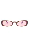 Henrik Vibskov Megan Sunglasses In Brown