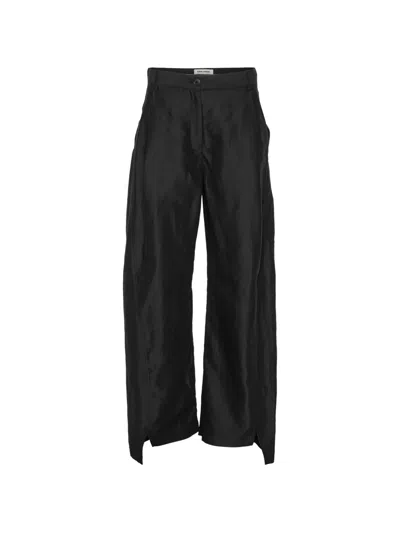 Henrik Vibskov Merge Wide-leg Trousers In Black