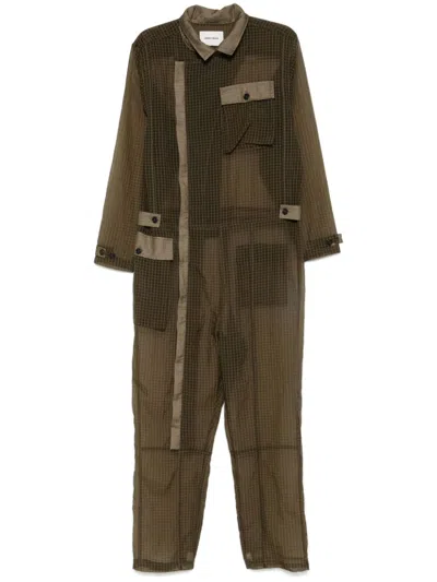 Henrik Vibskov Middle Jumpsuit In Green