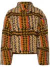 Henrik Vibskov Moonlight Checked Jacket In Yellow