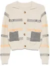 Henrik Vibskov New Stitch Cardigan In Neutrals