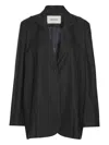 Henrik Vibskov Notched-lapels Buttoned Jacket In Black