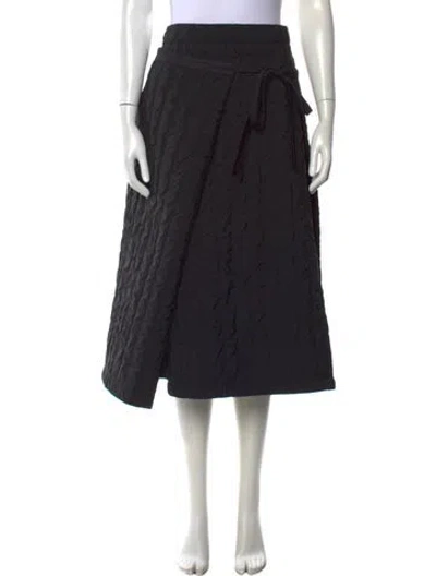 Pre-owned Henrik Vibskov Nylon Midi Length Skirt In Blue