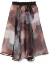 Henrik Vibskov Octo Midi Skirt In Brown
