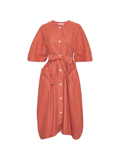 Henrik Vibskov One Midi Dress In Red