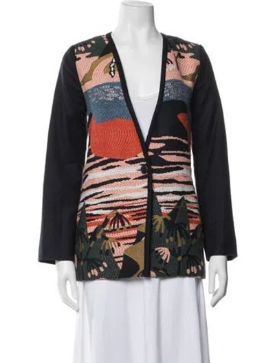 Pre-owned Henrik Vibskov Patterned Jacket In Blue