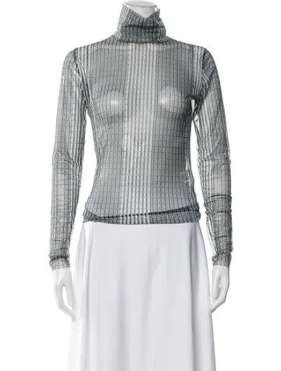 Pre-owned Henrik Vibskov Patterned Turtleneck Top In Multi