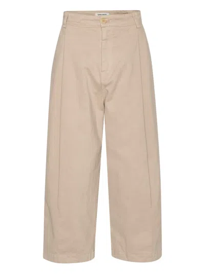 Henrik Vibskov Pleated Trousers In Neutral