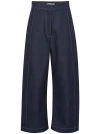 Henrik Vibskov Navy Post Trousers In Black