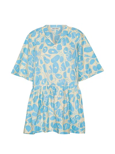 Henrik Vibskov Preserve V-neck Top In Neutral