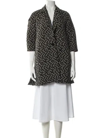 Pre-owned Henrik Vibskov Printed Evening Jacket In Black