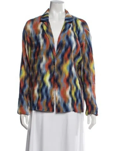 Pre-owned Henrik Vibskov Printed Jacket W/ Tags In Blue